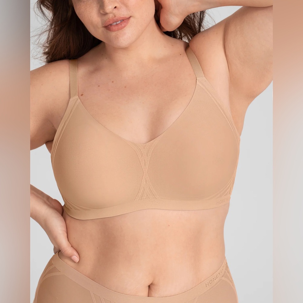 NWT Honeylove LiftWear Silhouette Bra | Sand | 3X